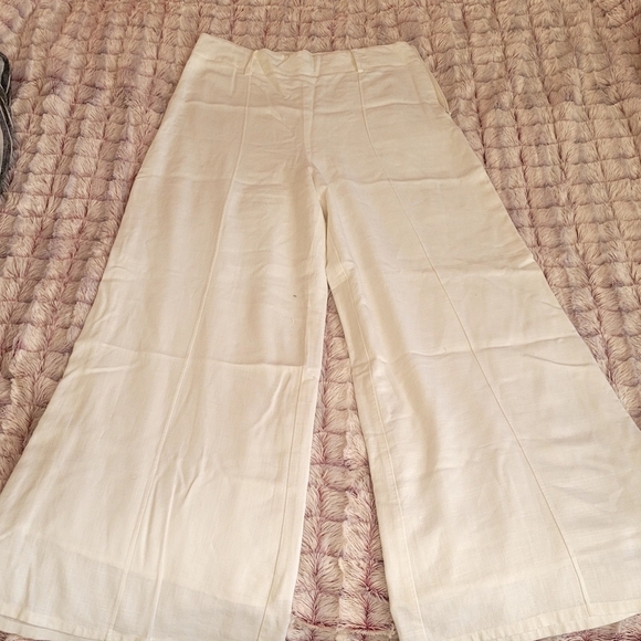 Sage, elegant white wide leg pants, M, in great condition - Picture 10 of 10
